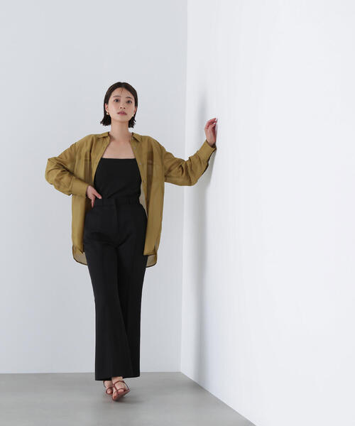 NATURAL BEAUTY BASIC（ナチュラルビューティーベーシック）の「◇スリムフレアパンツ（その他パンツ・レディース・ブラック/グレー・SMALL/MEDIUM/P/S）」の7枚目の写真