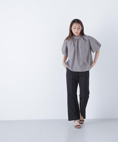 NATURAL BEAUTY BASIC（ナチュラルビューティーベーシック）の「◇スリムフレアパンツ（その他パンツ・レディース・ブラック/グレー・SMALL/MEDIUM/P/S）」の13枚目の写真