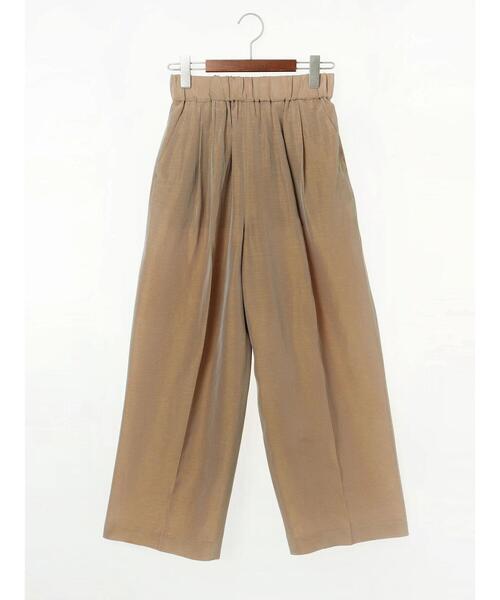 Te chichi CLASSIC（テチチクラシック）の「エシカルシャンブレーイージーワイドパンツ（セットアップ可）（接触冷感）《2025summer catalog item》（その他パンツ・レディース・ベージュ・F）」の12枚目の写真