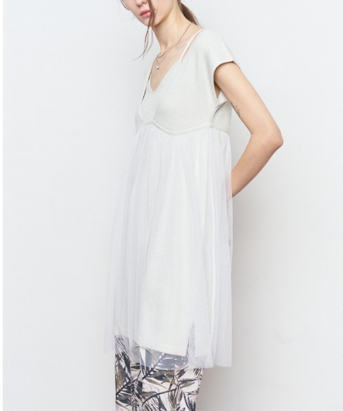 Muel Chic（ミュエルシック）の「Ramona knit ラモーナニット（ニット/セーター・レディース・ホワイト・FREE）」の6枚目の写真