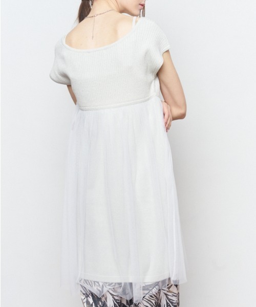 Muel Chic（ミュエルシック）の「Ramona knit ラモーナニット（ニット/セーター・レディース・ホワイト・FREE）」の4枚目の写真