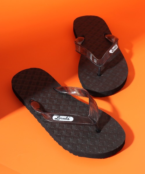 Locals(ローカルズ)の「Locals ORIGINAL SLIPPA(サンダル・レディース・ピンク/クリア/パープル/ターコイズブルー/ブルー/ブラウン/ブラック・27cm/24cm/22cm/25cm/26cm/28cm)」の2枚目の写真