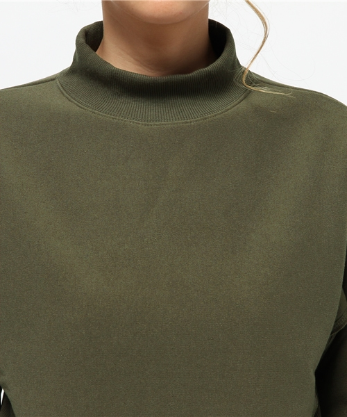 CIAOPANIC（チャオパニック）の「【Ciaopanic】　リブハイネックスウェット（Tシャツ/カットソー・レディース・ベージュ/ブラック/グレー/マスタード/カーキ・FREE）」の9枚目の写真