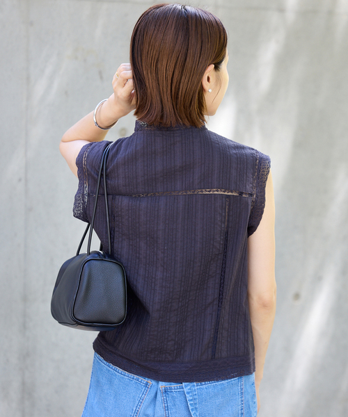 IENA（イエナ）の「インドドビーレースブラウス（シャツ/ブラウス・レディース・ブラック系その他/ホワイト/レッド・FREE）」の22枚目の写真