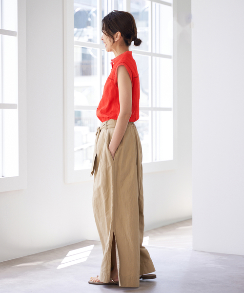 IENA（イエナ）の「インドドビーレースブラウス（シャツ/ブラウス・レディース・ブラック系その他/ホワイト/レッド・FREE）」の5枚目の写真