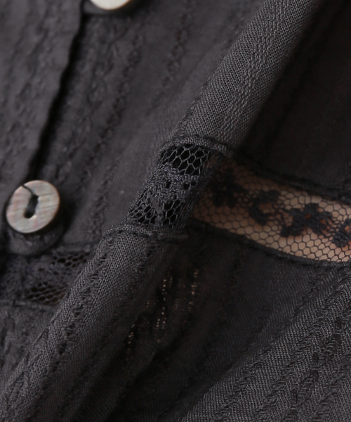 IENA（イエナ）の「インドドビーレースブラウス（シャツ/ブラウス・レディース・ブラック系その他/ホワイト/レッド・FREE）」の16枚目の写真