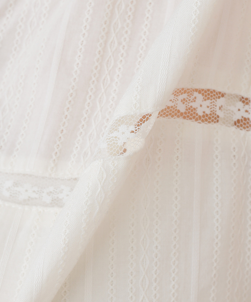 IENA（イエナ）の「インドドビーレースブラウス（シャツ/ブラウス・レディース・ブラック系その他/ホワイト/レッド・FREE）」の18枚目の写真