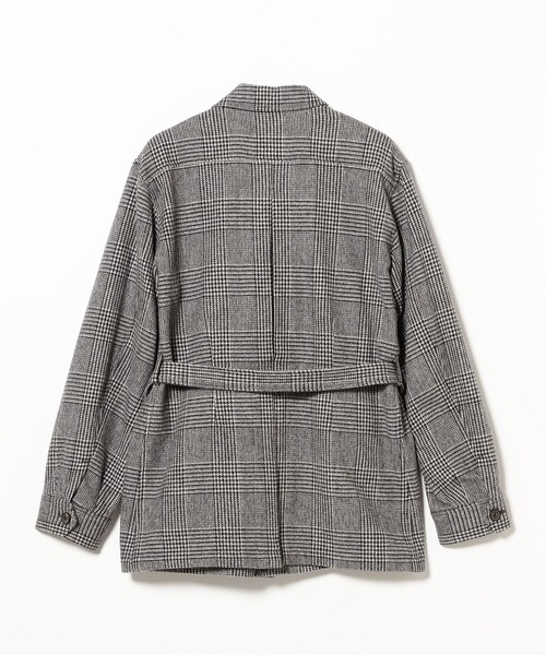 セール】【別注】D.C.WHITE / グレンチェック サファリジャケット