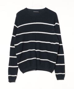 Striped Turtleneck Knit Pullover(ニット/セーター)|Her lip Striped Turtleneck Knit Pullover(ニット/セーター)|Her lip