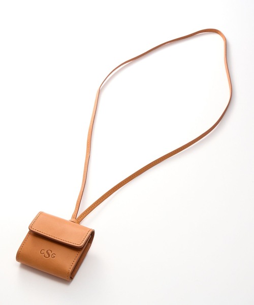 Curensology(カレンソロジー)の「Curensology(カレンソロジー)/<CSG>レザーポッズケース(ネックレス・レディース・ブラック/キャメル・FREE)」の3枚目の写真