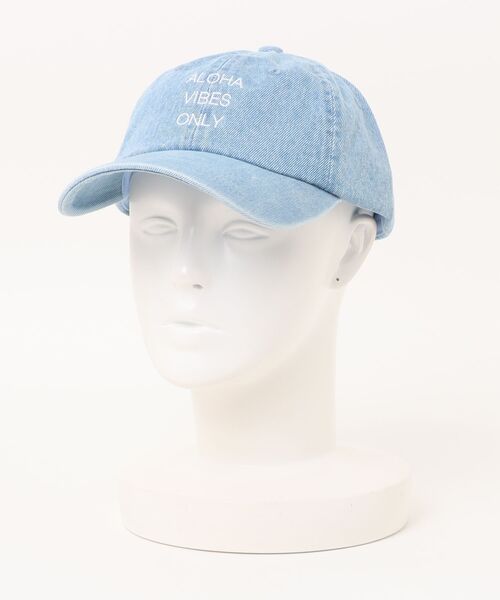 URBAN ISLAND SOCIETY(アーバンアイランドソサエティ)の「【URBAN ISLAND SOCIETY/アーバンアイランドソサエティ】ALOHA VIBES ONLY CAP(キャップ・メンズ・ライトブルー/ベージュ/インディゴブルー/ネイビー・FREE)」の6枚目の写真