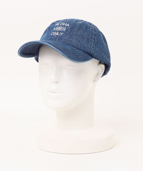URBAN ISLAND SOCIETY(アーバンアイランドソサエティ)の「【URBAN ISLAND SOCIETY/アーバンアイランドソサエティ】ALOHA VIBES ONLY CAP(キャップ・メンズ・ライトブルー/ベージュ/インディゴブルー/ネイビー・FREE)」の5枚目の写真