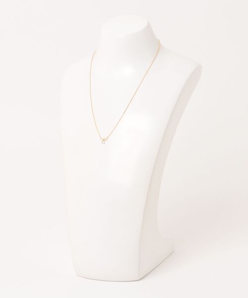 flower（フラワー）の「チェリーリボンネックレス（ネックレス・レディース・ゴールド・FREE）」の2枚目の写真