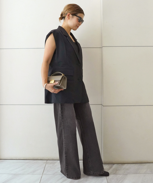 Loose Jeans (GRAY)（デニムパンツ）｜Deuxieme Classe