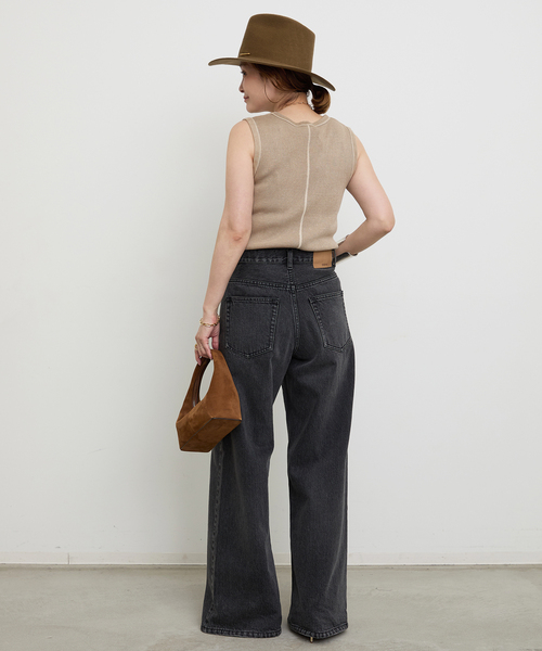 パンツ Deuxieme Classe Loose Jeans Loose Jeans (GRAY)（デニムパンツ）｜Deuxieme Classe