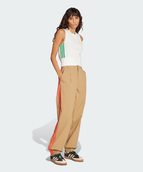 adidas☆Originals３ライン ウーブン パンツ adidas パンツ スリーストライプス ウーブン パラシュートパンツ