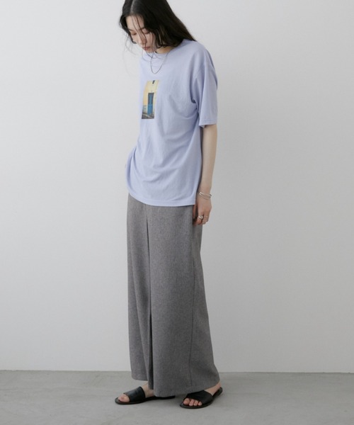 Aunt Marie's(アントマリーズ)の「プリントフォトTシャツ/接触冷感(Tシャツ/カットソー・レディース・ブルー/ホワイト/ブラック・FREE)」の20枚目の写真