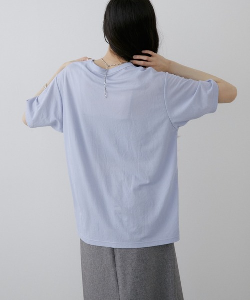 Aunt Marie's(アントマリーズ)の「プリントフォトTシャツ/接触冷感(Tシャツ/カットソー・レディース・ブルー/ホワイト/ブラック・FREE)」の22枚目の写真
