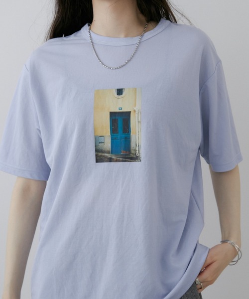 Aunt Marie's(アントマリーズ)の「プリントフォトTシャツ/接触冷感(Tシャツ/カットソー・レディース・ブルー/ホワイト/ブラック・FREE)」の18枚目の写真