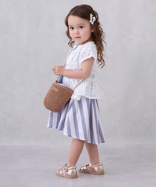 petit main（プティマイン）の「雑材フルーツポシェット（ショルダーバッグ・キッズ・キャメル/ライトベージュ・F）」の4枚目の写真