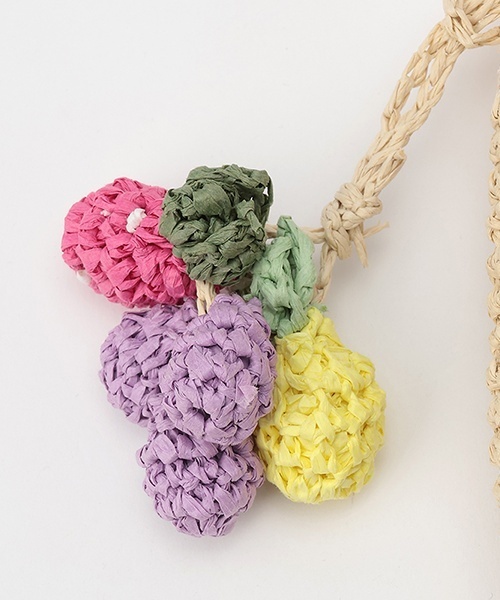 petit main（プティマイン）の「雑材フルーツポシェット（ショルダーバッグ・キッズ・キャメル/ライトベージュ・F）」の9枚目の写真