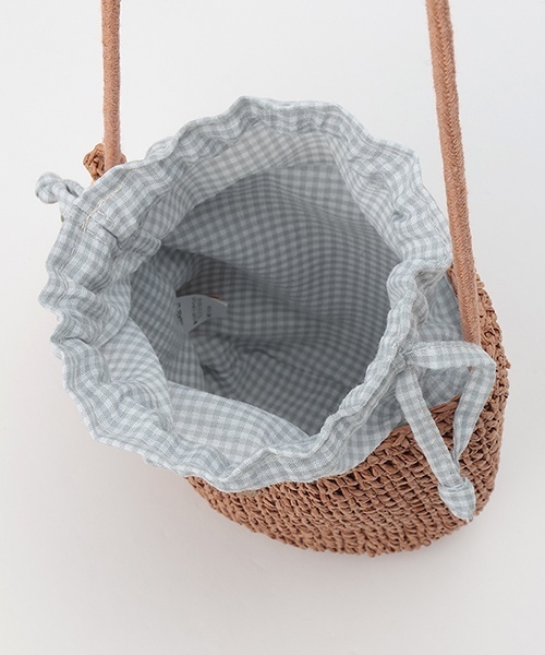 petit main（プティマイン）の「雑材フルーツポシェット（ショルダーバッグ・キッズ・キャメル/ライトベージュ・F）」の12枚目の写真