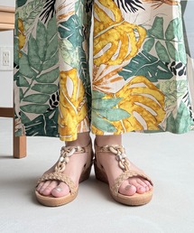 未使用品 リーカーエスニックデザインサンダル リーカー エスニックデザインサンダル | ライトアップオンライン