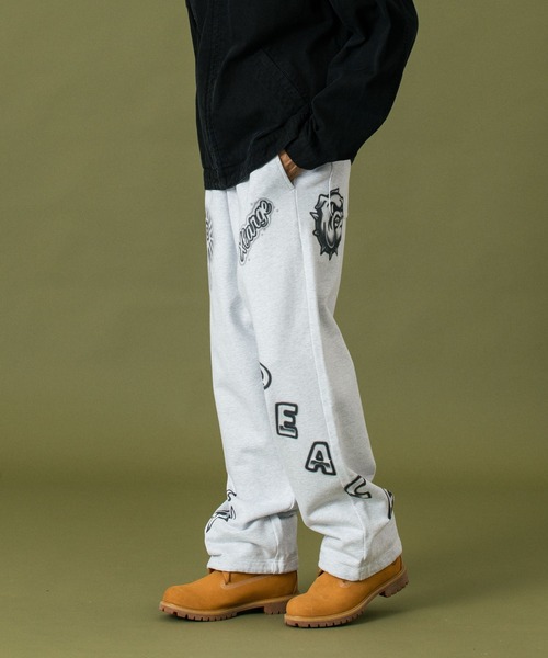 XLARGE(エクストララージ)の「AIRBRUSH SWEAT PANTS(スウェットパンツ・メンズ・ブラック/アッシュ・S/M/L/XL)」の1枚目の写真