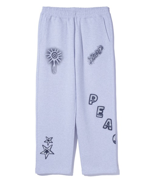 XLARGE(エクストララージ)の「AIRBRUSH SWEAT PANTS(スウェットパンツ・メンズ・ブラック/アッシュ・S/M/L/XL)」の13枚目の写真