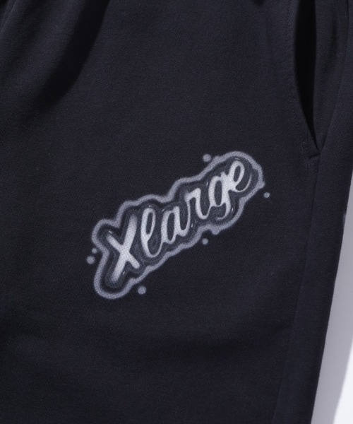 XLARGE(エクストララージ)の「AIRBRUSH SWEAT PANTS(スウェットパンツ・メンズ・ブラック/アッシュ・S/M/L/XL)」の8枚目の写真