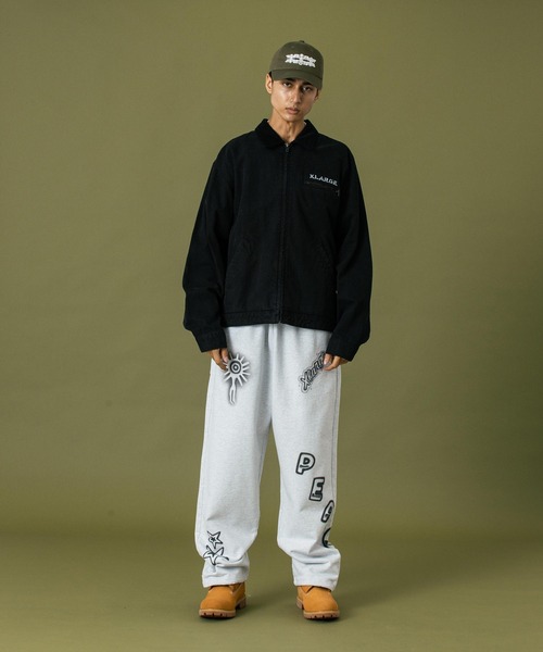 XLARGE(エクストララージ)の「AIRBRUSH SWEAT PANTS(スウェットパンツ・メンズ・ブラック/アッシュ・S/M/L/XL)」の20枚目の写真