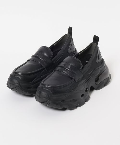 抗菌防臭テープ付き】キリカエボリュームローファー/573242