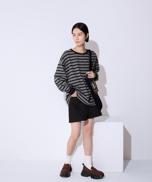 JEANASIS（ジーナシス）の「【抗菌防臭テープ付き】キリカエボリュームローファー/573242（ローファー・レディース・ブラック/ブラウン系その他/ブラック系その他/シルバー系その他・MEDIUM/LARGE）」の16枚目の写真