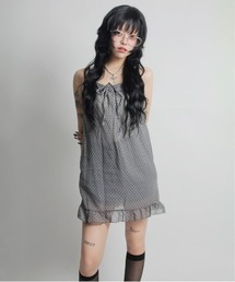 IMARI（イマリ）の「【 IMARI / イマリ 】 シアー ドット キャミワンピース #（ワンピース）」