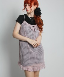 IMARI（イマリ）の「【 IMARI / イマリ 】 シアー ドット キャミワンピース #（ワンピース）」