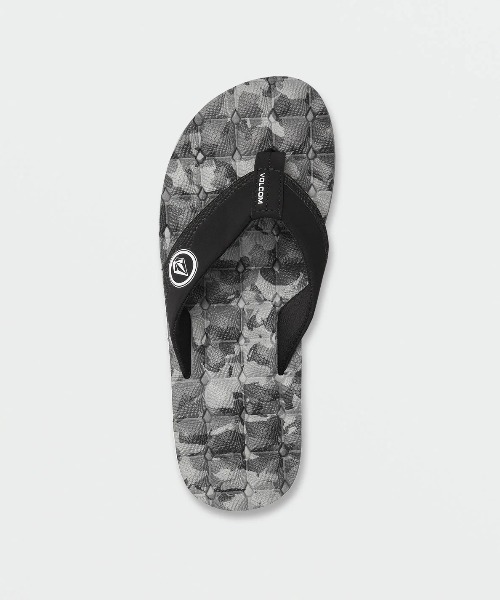 VOLCOM（ボルコム）の「【VOLCOM/ボルコム】Recliner Sandals/ヌバックビーサン（ビーチサンダル）（サンダル・メンズ・グレー系その他/ブラック系その他・9）」の7枚目の写真