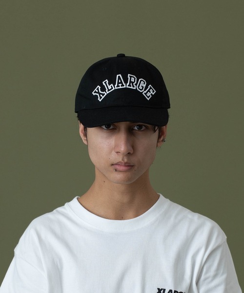 XLARGE(エクストララージ)の「ARCH LOGO SNAPBACK CAP(キャップ・メンズ・ブラック/カモフラージュ・ONE SIZE)」の5枚目の写真