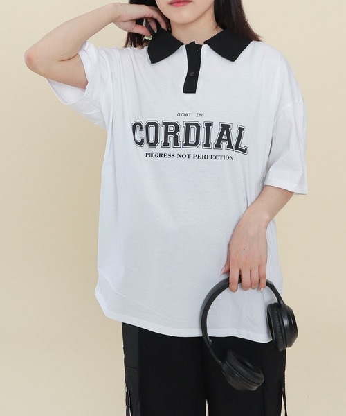 WOND/バイカラーロゴポロ（Tシャツ/カットソー）｜WOND