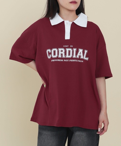 WOND/バイカラーロゴポロ（Tシャツ/カットソー）｜WOND