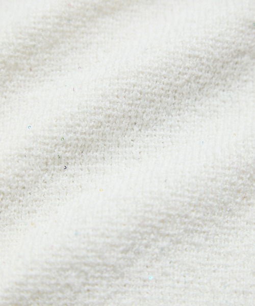 VIS（ビス）の「くるみ釦ニットトップスカーデ/洗える（カーディガン/ボレロ・レディース・オフホワイト/ピンク/ブラック系その他・FREE）」の6枚目の写真