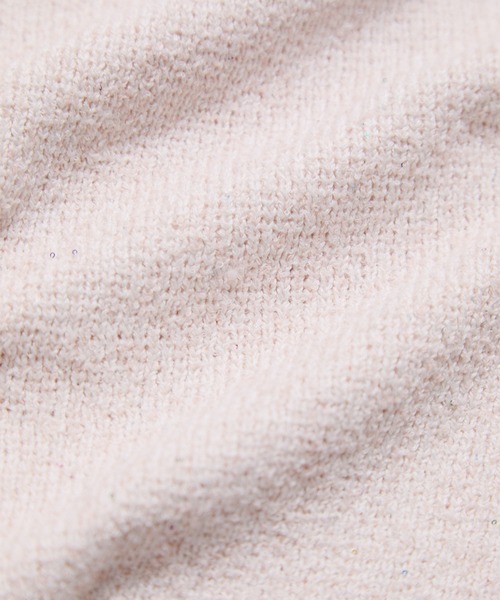 VIS（ビス）の「くるみ釦ニットトップスカーデ/洗える（カーディガン/ボレロ・レディース・オフホワイト/ピンク/ブラック系その他・FREE）」の9枚目の写真