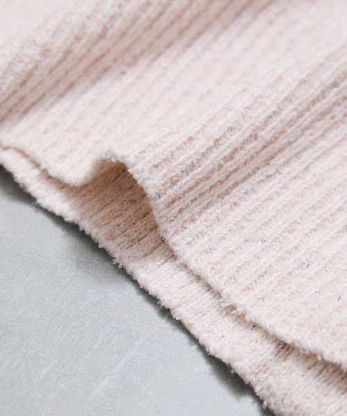 VIS（ビス）の「くるみ釦ニットトップスカーデ/洗える（カーディガン/ボレロ・レディース・オフホワイト/ピンク/ブラック系その他・FREE）」の10枚目の写真