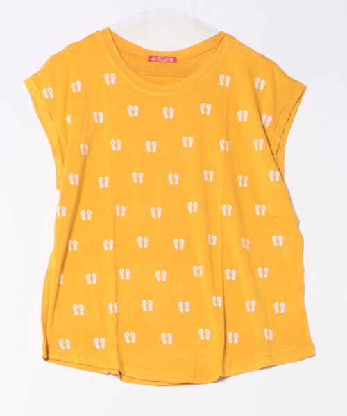チャイハネ(チャイハネ)の「【チャイハネ】メニサンTシャツ(Tシャツ/カットソー・レディース・ターコイズブルー/ホワイト/イエロー・FREE)」の3枚目の写真