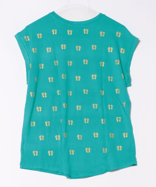チャイハネ(チャイハネ)の「【チャイハネ】メニサンTシャツ(Tシャツ/カットソー・レディース・ターコイズブルー/ホワイト/イエロー・FREE)」の4枚目の写真