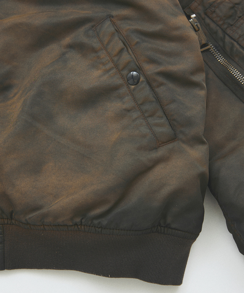 JOURNAL STANDARD J.S HOMESTEAD（ジャーナルスタンダードホームステッド）の「J.S.Homestead / ダークリー MA-1（MA-1・メンズ・ダークブルー/オリーブ/ブラック・LARGE/MEDIUM）」の19枚目の写真