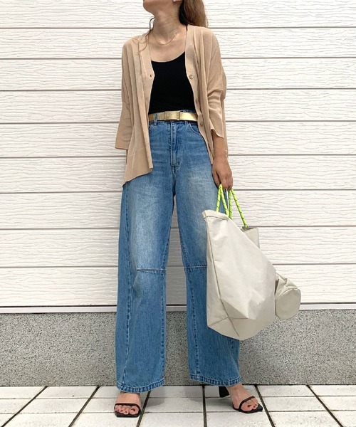 Q（キュー）の「ナイロンパッカブルトート（トートバッグ・レディース・スモークピンク/アイボリー/グレー・ONE SIZE）」の5枚目の写真