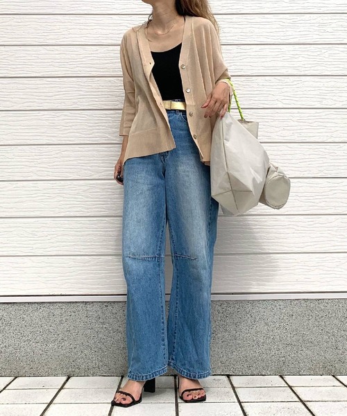 Q（キュー）の「ナイロンパッカブルトート（トートバッグ・レディース・スモークピンク/アイボリー/グレー・ONE SIZE）」の6枚目の写真