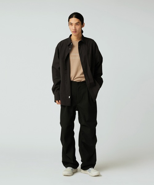 Snow Peak(スノーピーク)の「Snow Peak / Organic Cotton Shirt オーガニックコットンシャツ(シャツ/ブラウス・メンズ・ホワイト/ブラック・S/M/L/XL/1)」の8枚目の写真