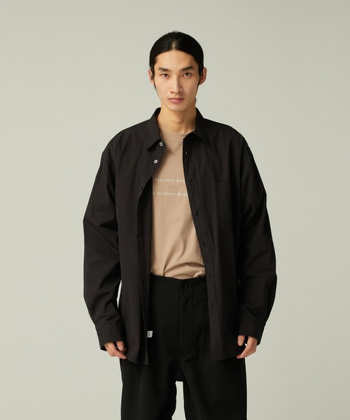 Snow Peak(スノーピーク)の「Snow Peak / Organic Cotton Shirt オーガニックコットンシャツ(シャツ/ブラウス・メンズ・ホワイト/ブラック・S/M/L/XL/1)」の9枚目の写真