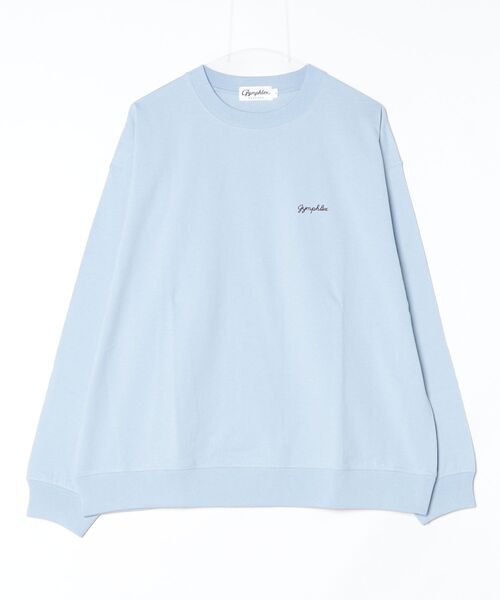 GYMPHLEX（ジムフレックス）の「Gymphlex/ジムフレックス　クルーネックプルオーバー　CREW NECK PULLOVER　GY-0487 HKT（メンズ）（Tシャツ/カットソー・メンズ・ダークネイビー/ナチュラル/トップグレー/サックスブルー/ホワイト・L/M）」の4枚目の写真
